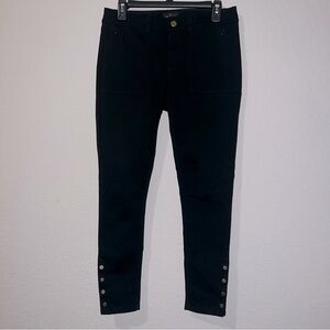 WHBM black skinny ankle pants